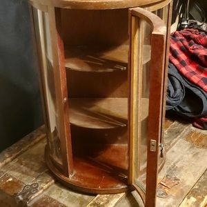 Vintage miniature curio cabinet